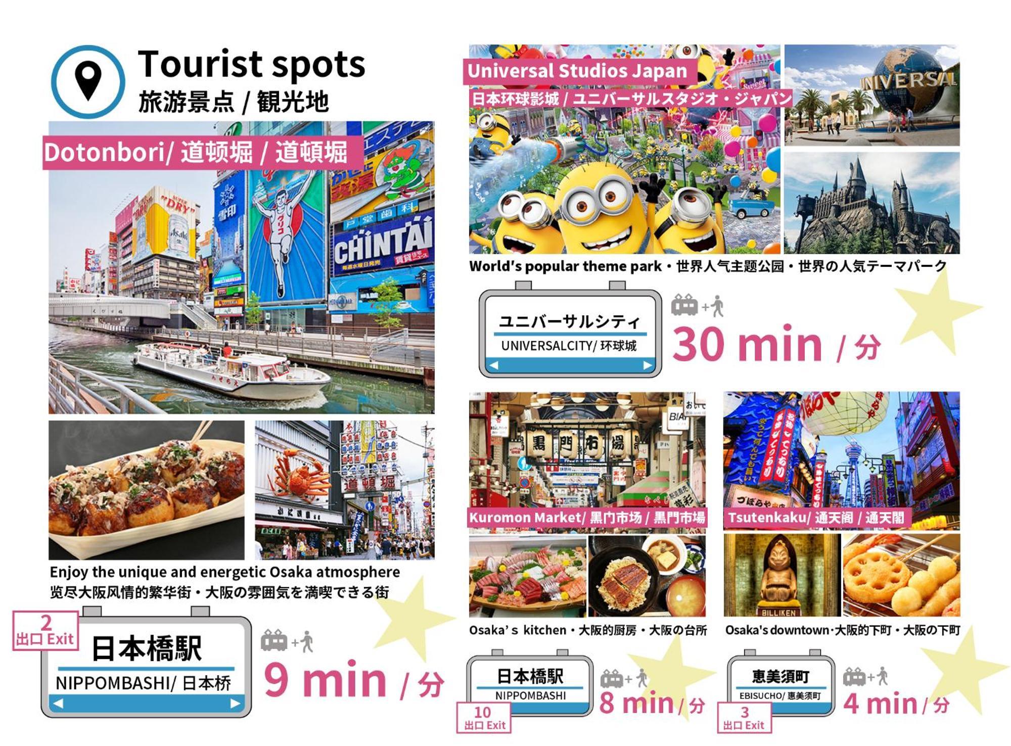 Harbor Light Tengachaya วันหยุดที่บ้าน โอซาก้า